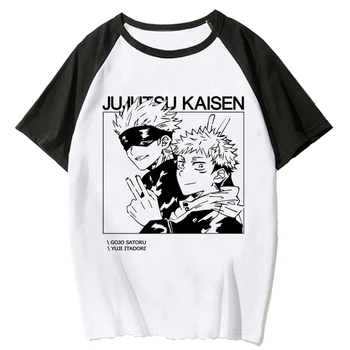 Džiudžiutsu Kaisen marškinėliai moterims vasaros manga dizaineris marškinėlius mergina komiksų 2000 grafinis drabužiai