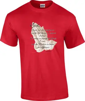 Ramybės Malda Religinių Įkvepiantį Krikščionių T-Shirt
