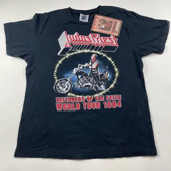 NUO Judas Priest Gynėjų Tikėjimą, 1984 World Tour Marškinėliai 2005 Repro Dydis Mažas ilgomis rankovėmis