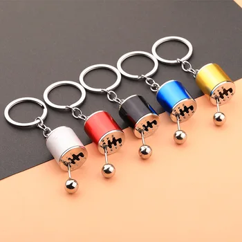 1 vnt Nemokamai Shift 5 spalvų paketų prižiūrėtojų raktinę Turbo Keychains Pavarų Galvos Key Chain Banga Papuošalų Dėžutė
