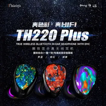 MIAOLO TH220 PLIUS TWS-7,5 mm 1DD + 1BA Hi-Res In-Ear Ausinės Bluetooth 5.2 ACC APTX HD Garso Perdavimo 3D Shell Užsakymą
