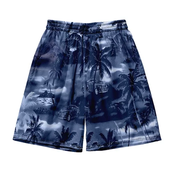 Havajų Paplūdimio Šortai vyriški ir moteriški drabužiai 3D skaitmeninis spausdinimas atsitiktinis šortai Mados tendencija pora Kelnės