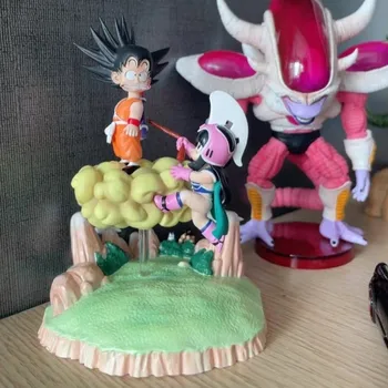 Dragon Ball Anime Periferinių Pav Saulės Gokas Chichi Salto Debesies Modelio Lėlės Statulėlės Dekoro Veiksmų Skaičiai Kolekcijos Žaislas