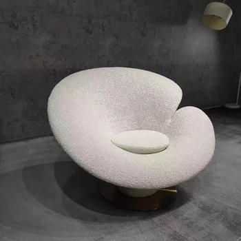 Naujų Gėlių Formos Lotus Kėdė Žiedlapis Kėdė Kūrybos Pasagos Kėdė Kambarį Fotelis Laisvalaikio Kėdė