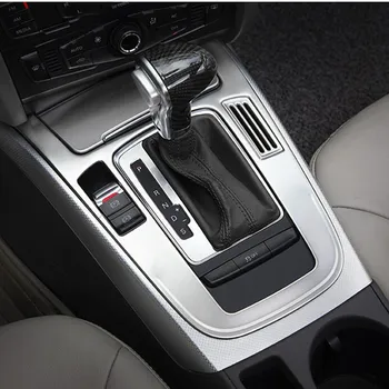 Nerūdijančio Plieno Konsolė Pavarų Perjungimo Skydelio Apdaila Padengti Apdaila Audi Q5 2010-2016 Automobilio Interjero Priedai
