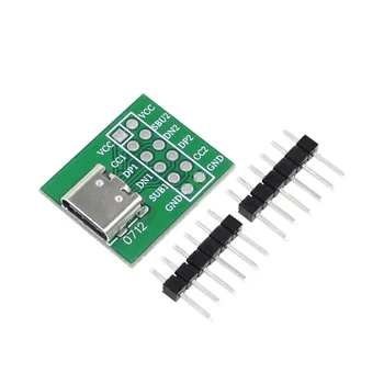 TIPAS-C USB Perdavimo Pin Bandymo Valdybos TIPAS-C Moterų Adapteris Valdybos Modulio TIPAS-C USB Adapterį Skaičiuoklė
