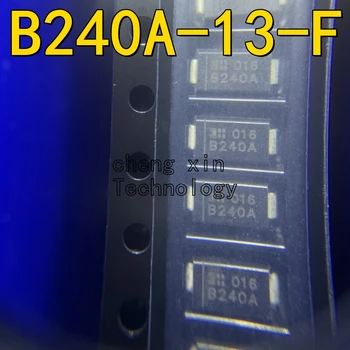 B240A-13-F 100VNT 50PCS Naujas ir Originalus Įtampa:40V Srovė:2A Schottky Diodas silkscreen:B240A B240A-13