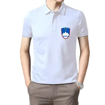 Golfo drabužiai vyrams, Naują Atvykimo Sijos Vyrų Nemokamai Kinija Paštu Laivybos Slovėnija herbas Print T-Shirthomme polo marškinėliai vyrams