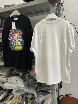 Naujų Erdvėlaivių Kasablanka Marškinėliai Vyrams, Moterims, Negabaritinių Spalvotas Spausdinimas T-shirt Viršuje Tees
