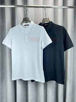 50170AE Polo Marškiniai, trumparankoviai Vasaros Tendencija Nišą T-shirt Sunkiųjų Prarasti Honkongo Stiliaus Dizaino Prasme Ins Visas rungtynes, Atvartas S-4XL