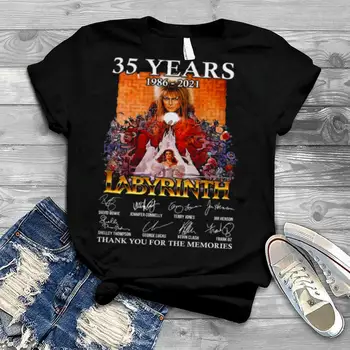 35 Metai 1986 M. Iki 2021 M. Labirintas Ačiū Už Prisiminimus Marškinėliai