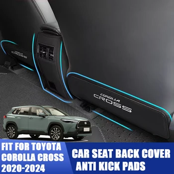 Toyota COROLLA KRYŽIAUS 2020 22 2023 2024 Sėdynės atlošo Anti Kick Trinkelėmis Sėdynės galinis Dangtelis Apsaugos Automobilių Kick Motina Interjero Priedai