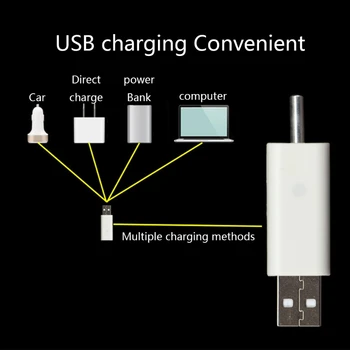 1 Nustatyti Žvejybos Plaukti Baterijos Elektros USB Įkrovimo CR425 Glow Stick 