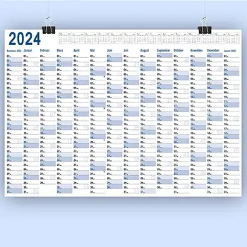 Iš Pirmo Žvilgsnio Sieninis Kalendorius 2024 Didelis Tvarkaraštį Visą Sieną Metų Kalendorius 365 Dienų Kalendorius Didelis Plakatas Calendaras Akademiniams