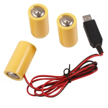 USB 4,5 V C LR14 Baterijos Pašalinti Kabelis Laido Baterija Maitinimo Laido 40GE