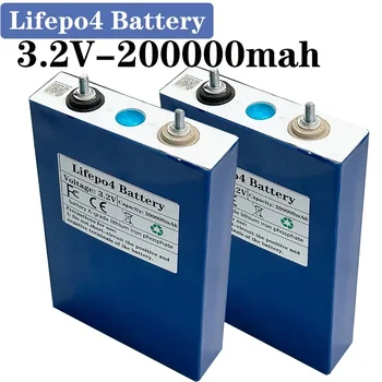 3.2 v 200Ah Lifepo4 Baterija aa Ličio Geležies Fosfato 12v Stovyklautojai Golfo Krepšelį Off-Road Saulės Vėjo Jachta