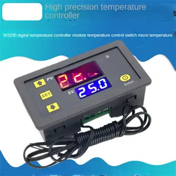 12V 24V AC110-220V Zondas linija 20A Skaitmeninis Temperatūros Kontrolė LED Ekranas Termostatas Su Šilumos/Vėsumos Kontrolės Priemonės
