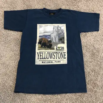 Montana Marškinėliai Suaugusiųjų XS Mėlyna Atsitiktinis Lauko Geltonas Akmuo Atsitiktinis Pobūdis Mens 881
