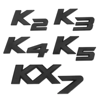 K2 K3 K4 K5 KX7 raidžių skaičius automobilių lipdukai Kia kamieno kūno galiniai pakeitimo reikmenys, dekoratyvinė universali lipdukai