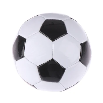 1pc Vaikų Futbolo Kamuolys PVC 15cm Klasikinių Juodos Ir Baltos spalvos Mokymo Futbolo Pripučiami