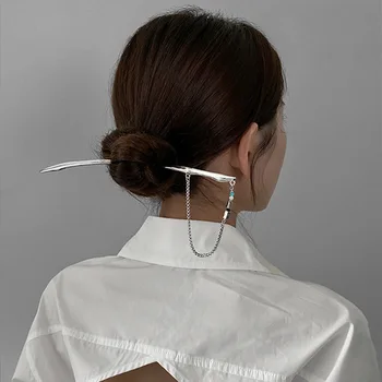 Paprasta šiuolaikinės metalo staigius moteris vasarą vėl galva susukti plaukai naujas Kinų stiliaus kietas nišą dizaino high-end prasme kietas